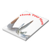 Honk Your Horn Notizblock (Rotiert)