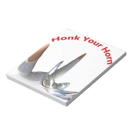 Honk Your Horn Notizblock (Rotiert)