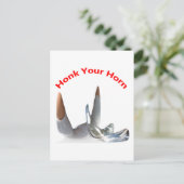 Honk Your Horn Postkarte (Stehend Vorderseite)