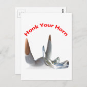 Honk Your Horn Postkarte (Vorne/Hinten)