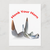 Honk Your Horn Postkarte (Vorderseite)