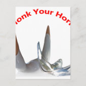 Honk Your Horn Postkarte (Vorderseite)