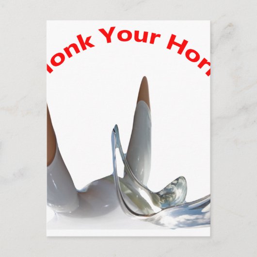 Honk Your Horn Postkarte (Vorderseite)