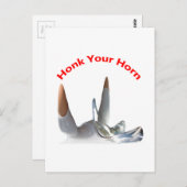 Honk Your Horn Postkarte (Vorne/Hinten)