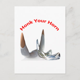 Honk Your Horn Postkarte