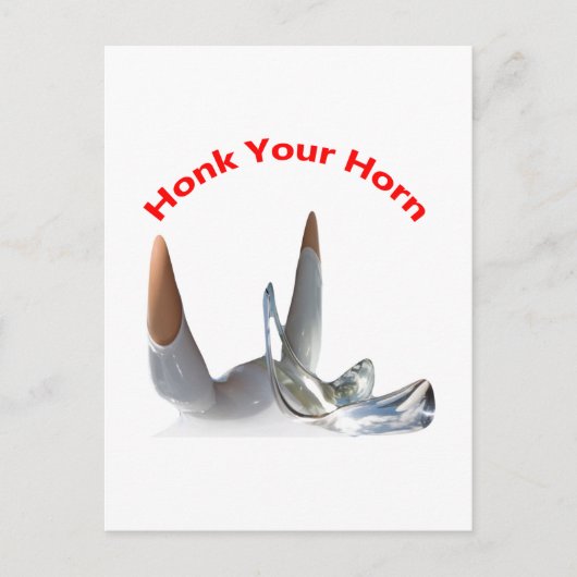 Honk Your Horn Postkarte (Vorderseite)
