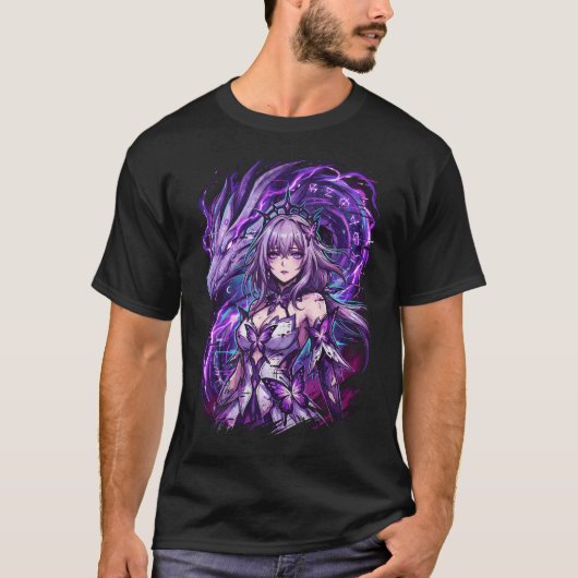 Honkai Star Rail Castorice Erinnerungs-Pfad Quantu T-Shirt (Vorderseite)