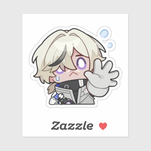 Honkai Star Rail Chibi Arlan Sticker (Blatt)