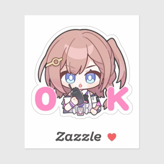 Honkai Star Rail Chibi Asta Sticker (Blatt)