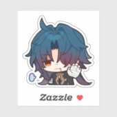 Honkai Star Rail Chibi Blade I'm Fine Sticker (Blatt)