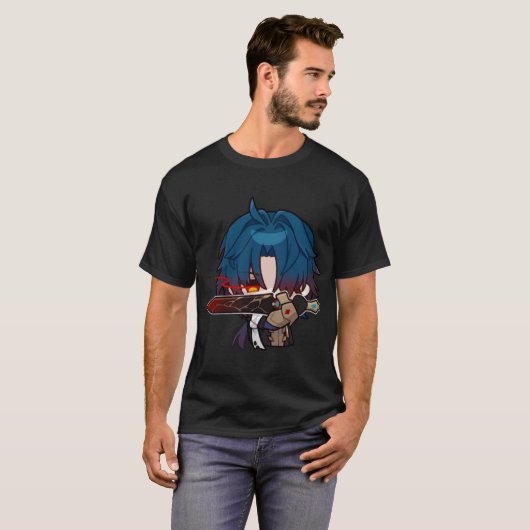 Honkai Star Rail Chibi Blade T-Shirt (Vorne ganz)