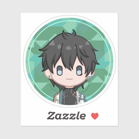 Honkai Star Rail Chibi Dan Heng Aufkleber (Blatt)