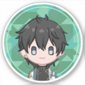 Honkai Star Rail Chibi Dan Heng Aufkleber (Vorderseite)