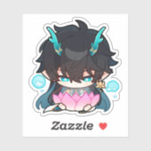 Honkai Star Rail Chibi Dan Heng IL Lotus Sticker (Blatt)
