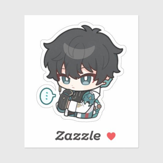 Honkai Star Rail Chibi Dan Heng Sticker (Blatt)