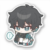 Honkai Star Rail Chibi Dan Heng Sticker (Vorderseite)