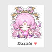 Honkai Star Rail Chibi Fu Xuan Divination Sticker (Blatt)