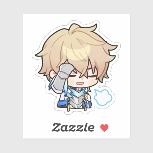 Honkai Star Rail Chibi Gepard Sticker (Blatt)