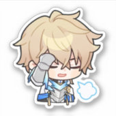 Honkai Star Rail Chibi Gepard Sticker (Vorderseite)