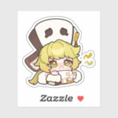 Honkai Star Rail Chibi Hook Sticker (Blatt)