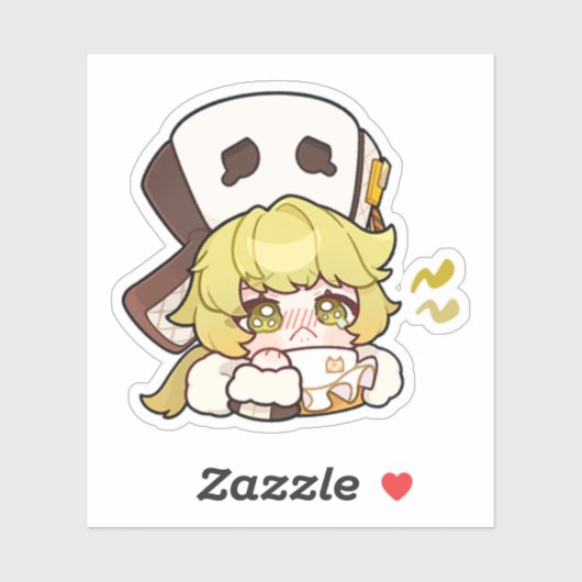 Honkai Star Rail Chibi Hook Sticker (Blatt)