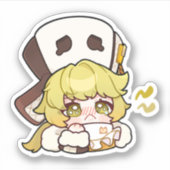 Honkai Star Rail Chibi Hook Sticker (Vorderseite)
