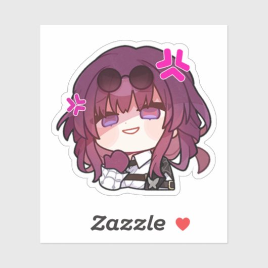 Honkai Star Rail Chibi Kafka Sticker (Blatt)