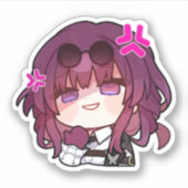 Honkai Star Rail Chibi Kafka Sticker (Vorderseite)