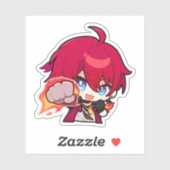 Honkai Star Rail Chibi Luka Sticker (Blatt)