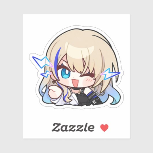 Honkai Star Rail Chibi Serval Aufkleber (Blatt)