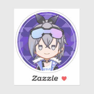 Honkai Star Rail Chibi Silver Wolf Sticker