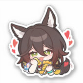 Honkai Star Rail Chibi Tingyun Aufkleber (Vorderseite)