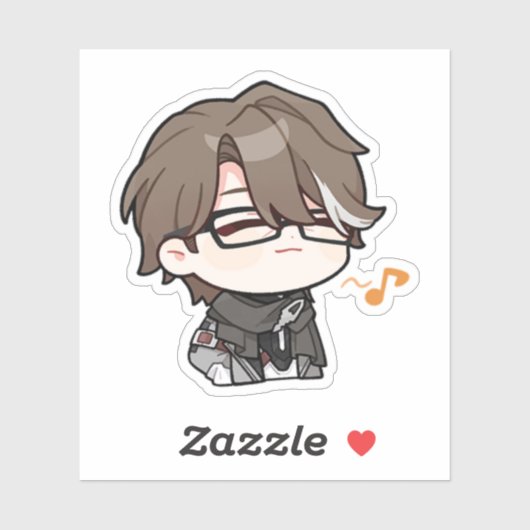 Honkai Star Rail Chibi Welt Sticker (Blatt)