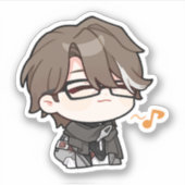 Honkai Star Rail Chibi Welt Sticker (Vorderseite)