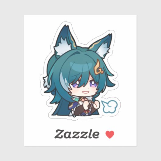 Honkai Star Rail Chibi Yukong Sticker (Blatt)