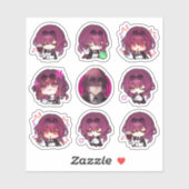 Honkai Star Rail: HSR Kafka Stickers Aufkleber (Blatt)