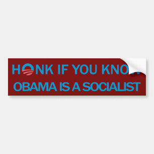 Honkantiobama-Autoaufkleber Autoaufkleber