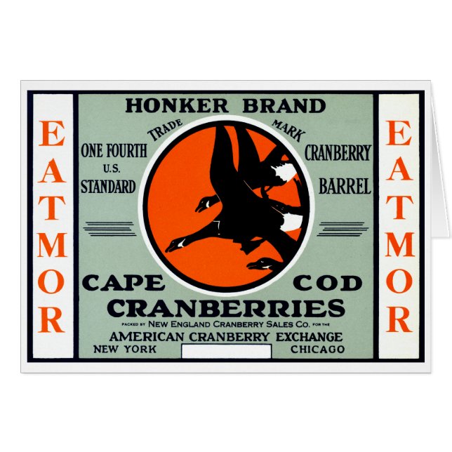 Honker-Marken-Moosbeeren 1900 (Vorderseite (Horizontal))