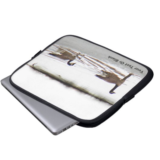 Honkers - Kanada - Gänse Laptopschutzhülle (Vorne Knopf)