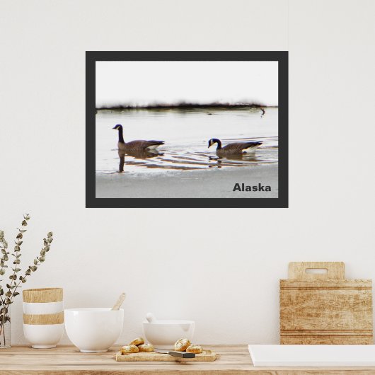 Honkers - Kanada - Gänse Poster (Küche)