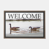 Honkers (Kanada, Gänse) - Willkommen Fußmatte (Vorderseite)