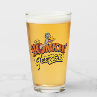 Honkin Geezers Pint Beer Glass Glas
