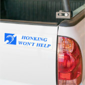 HONKING HILFT NICHT AUTOAUFKLEBER (Auf Lkw)