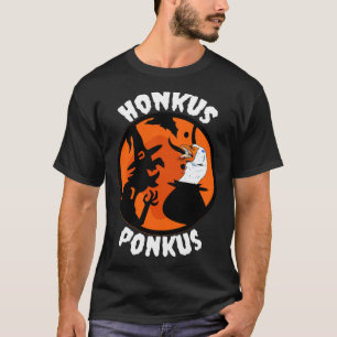 Honkus Ponkus Duck Goose Halloween Black Lab Welpe T-Shirt