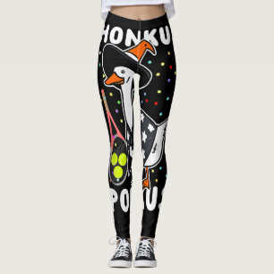 Honkus Ponkus Funny Goose Halloween Kostüm Tennis Leggings