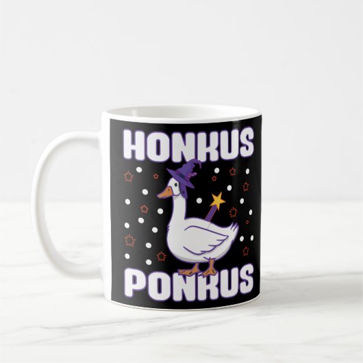 Honkus Ponkus Funny Halloween Kaffeetasse (Links)