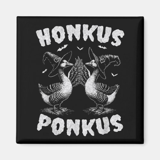 Honkus Ponkus Lustige Gans Halloween Magnet (Vorne)
