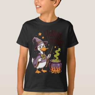 Honkus Ponkus Lustige Halloween Hexe Gans Vintage T-Shirt