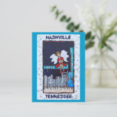 Honky Tonk Angel postcard (Nashville, TN) Postkarte (Stehend Vorderseite)
