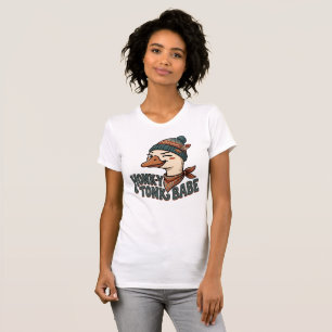 Honky Tonk Babe Gans Shirt, Country Konzert Gesche T-Shirt
